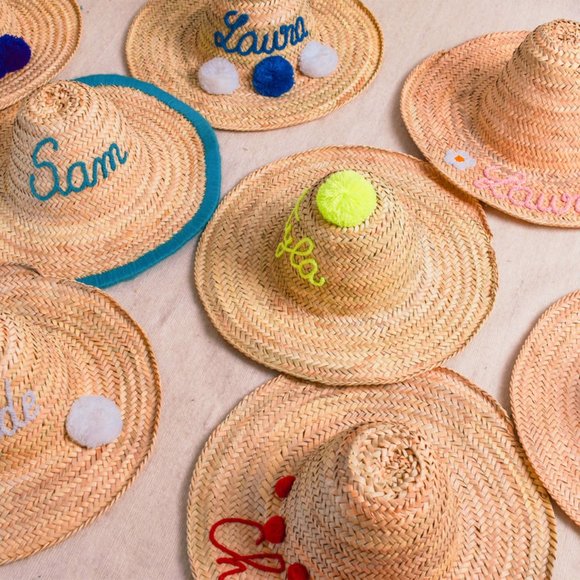Personalized Straw Beach Hat main image 13